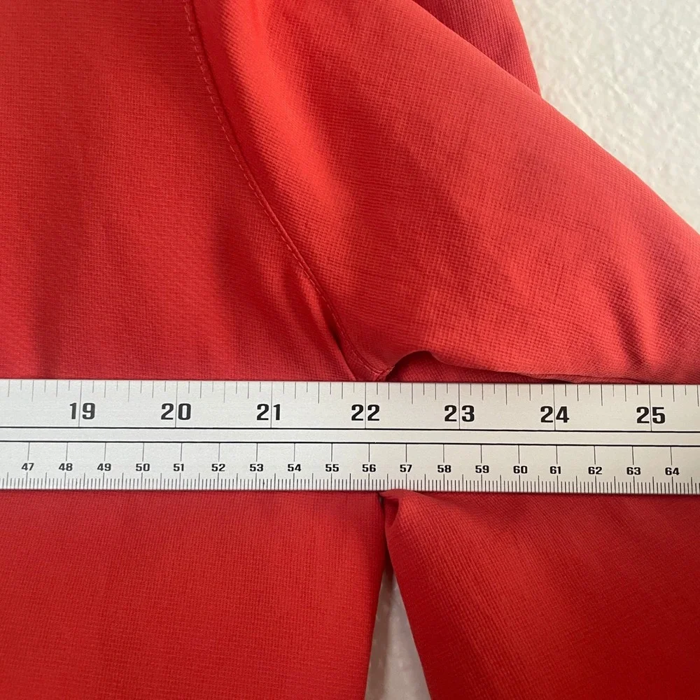 Autobahn Mens Red‎ Full Zip Mock Neck Lightweight Jacket Size 100 Medium